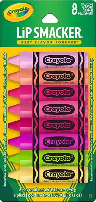 

Набор детских помад бальзамов для губ 8 ароматов Crayola lip smacker balm