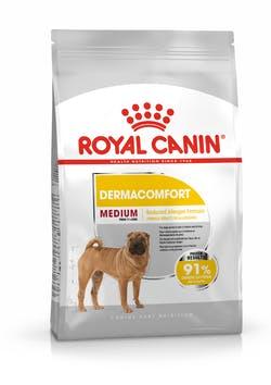 

Сухой корм Роял Канин (Royal Canin) Medium Dermacomfort для собак средних пород при проблемах кожи, 3 кг