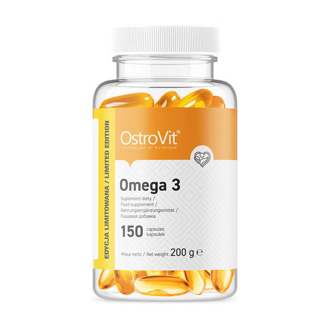 

Рыбий жир 1000 мг OstroVit Omega 3 150 caps