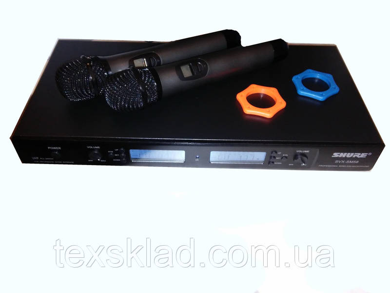 Радіомікрофони SHURE SX-SM58, бездротові мікрофони, фото 2