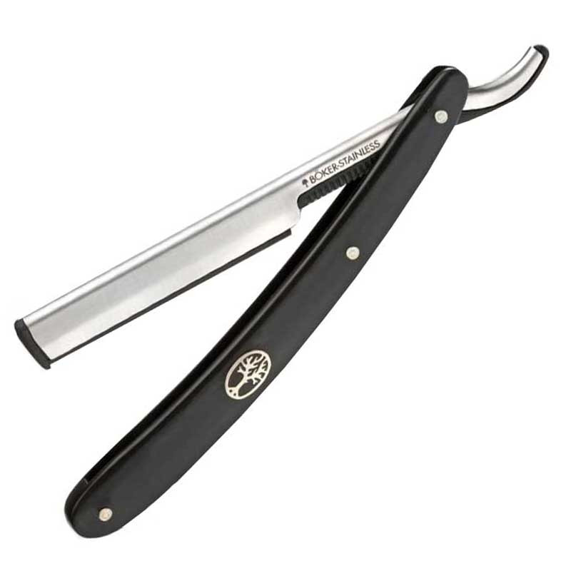 

Бритва опасная Boker Barberette (длина: 240мм), черная, Черный