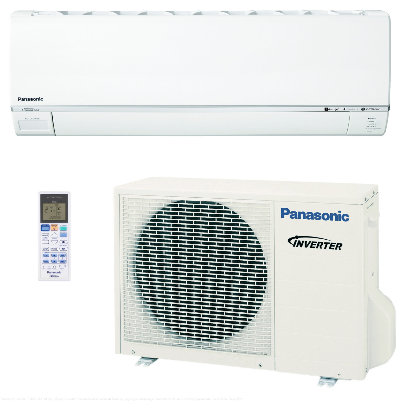 

Кондиционер Panasonic CS/CU-E24RKDW