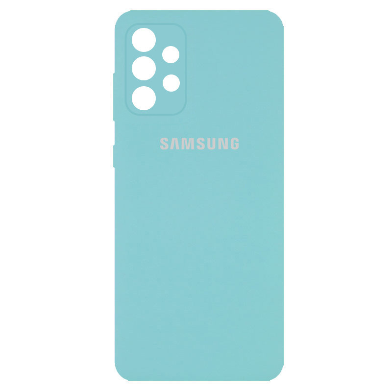 

Чехол Silicone Cover Full Camera (AA) для Samsung Galaxy A32 4G Бирюзовый / Ice Blue