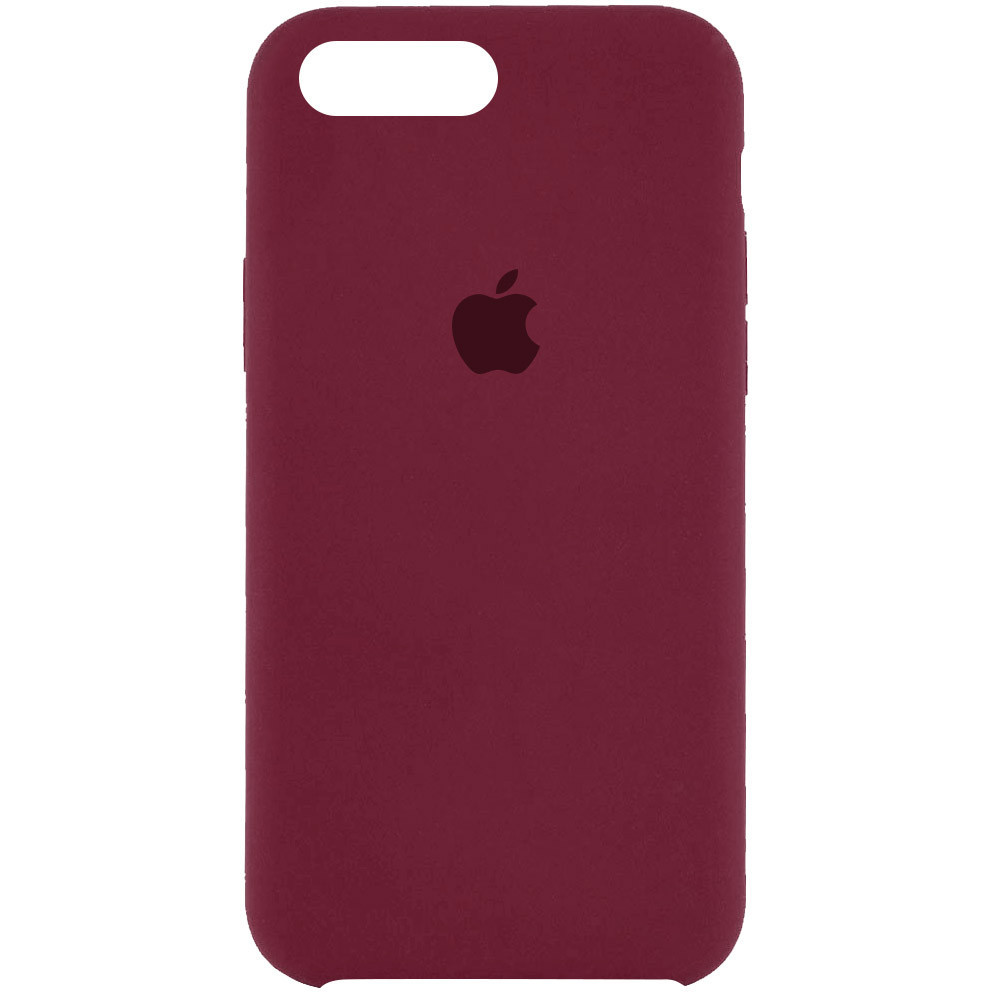 

Чехол Silicone Case (AA) для Apple iPhone 7 plus / 8 plus (5.5"), Бордовый / plum