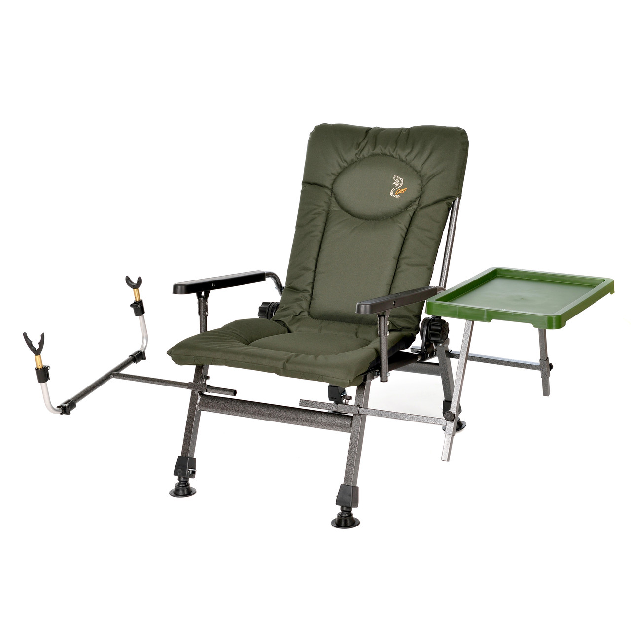 

Обвес для кресла Elektrostatyk F5R (ST/P (стол квадрат+держатель "рогачи 2021" + крепления), Зелёный