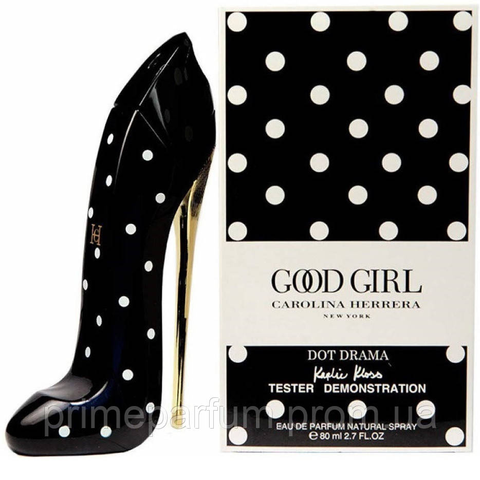 

TESTER Carolina Herrera Good Girl Dot Drama Collector Edition Karlie kloss 80 ml/мл Женские духи Тестер ОАЭ