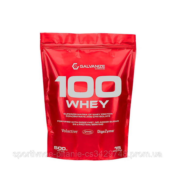 

Протеин Galvanize Chrome 100% Whey, 500 грамм Молочный шоколад