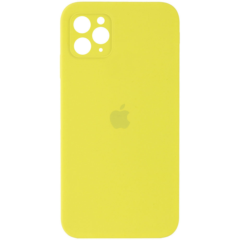 

Чехол Silicone Case Square Full Camera Protective (AA) для Apple iPhone 11 Pro (5.8"), Желтый / bright yellow