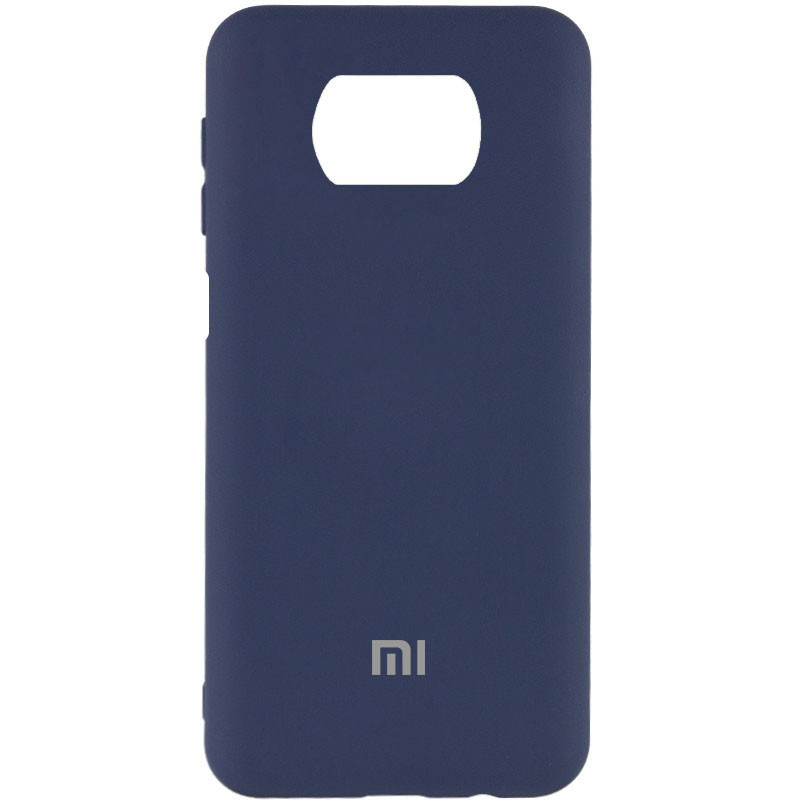 

Чехол Silicone Cover My Color Full Protective (A) для Xiaomi Poco X3 NFC / Poco X3 Pro, Синий / midnight blue