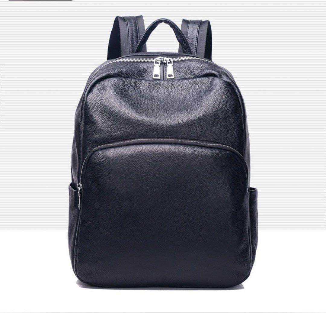 

Мужской кожаный рюкзак. Городской рюкзак для ноутбука Tiding Bag B2-01101A черный
