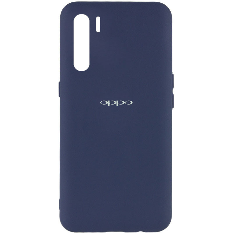 

Чехол Silicone Cover My Color Full Protective (A) для Oppo A91, Синий / midnight blue