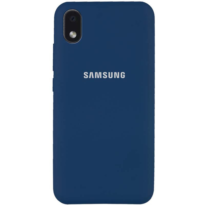 

Чехол Silicone Cover Full Protective (AA) для Samsung Galaxy M01 Core / A01 Core, Синий / navy blue