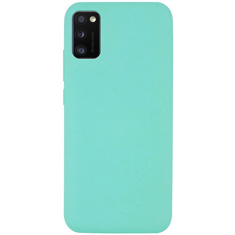 

Чехол Silicone Cover Full without Logo (A) для Samsung Galaxy A41, Бирюзовый / ocean blue