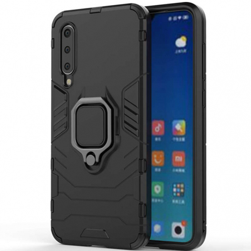 

Ударопрочный чехол Transformer Ring for Magnet для Xiaomi Mi 9 SE, Черный / soul black