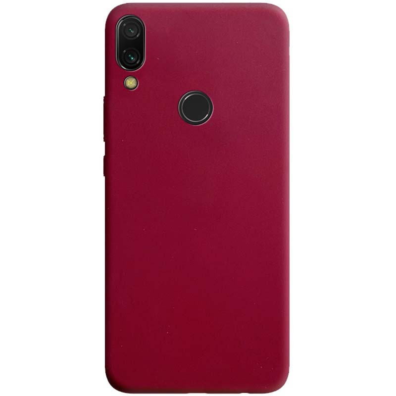 

Силиконовый чехол Candy для Huawei P Smart (2019), Бордовый