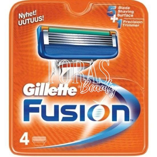 Сменные кассеты для бритья Gillette Fusion 4 шт