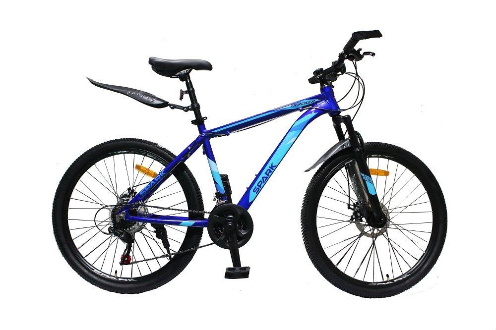 

Велосипед SPARK TRACKER колеса 26" рама 18" синій з блакитним, Синий