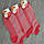 Шкарпетки жіночі демисезон ПАНІ ТЕРКУРІЙ 2053 м1, короткі 25р, червоні 30031418, фото 3