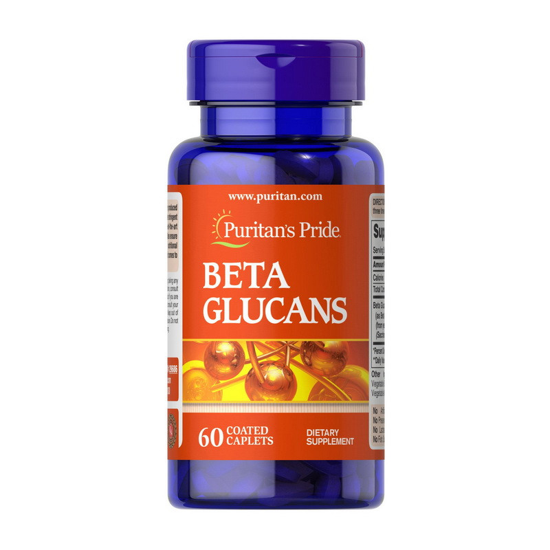 

Бета глюканы Puritan's Pride Beta Glucans 60 caplets