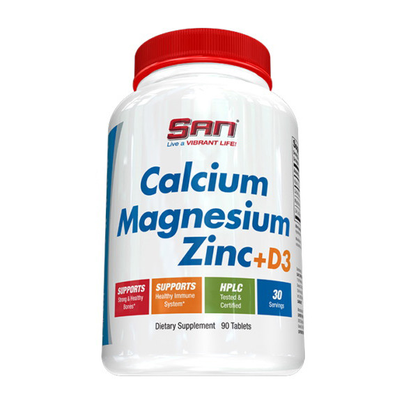 

SAN Calcium Magnesium Zinc+D3 90 tabs