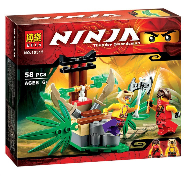 

Конструктор NINJAGO, аналог LEGO (Ниндзяго) 58 предметов, Распродажа