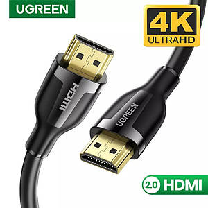 Кабель HDMI Ugreen v2.0 4K-60 Гц 1 м 18 Гбіт/с HDR 3D (ED030)