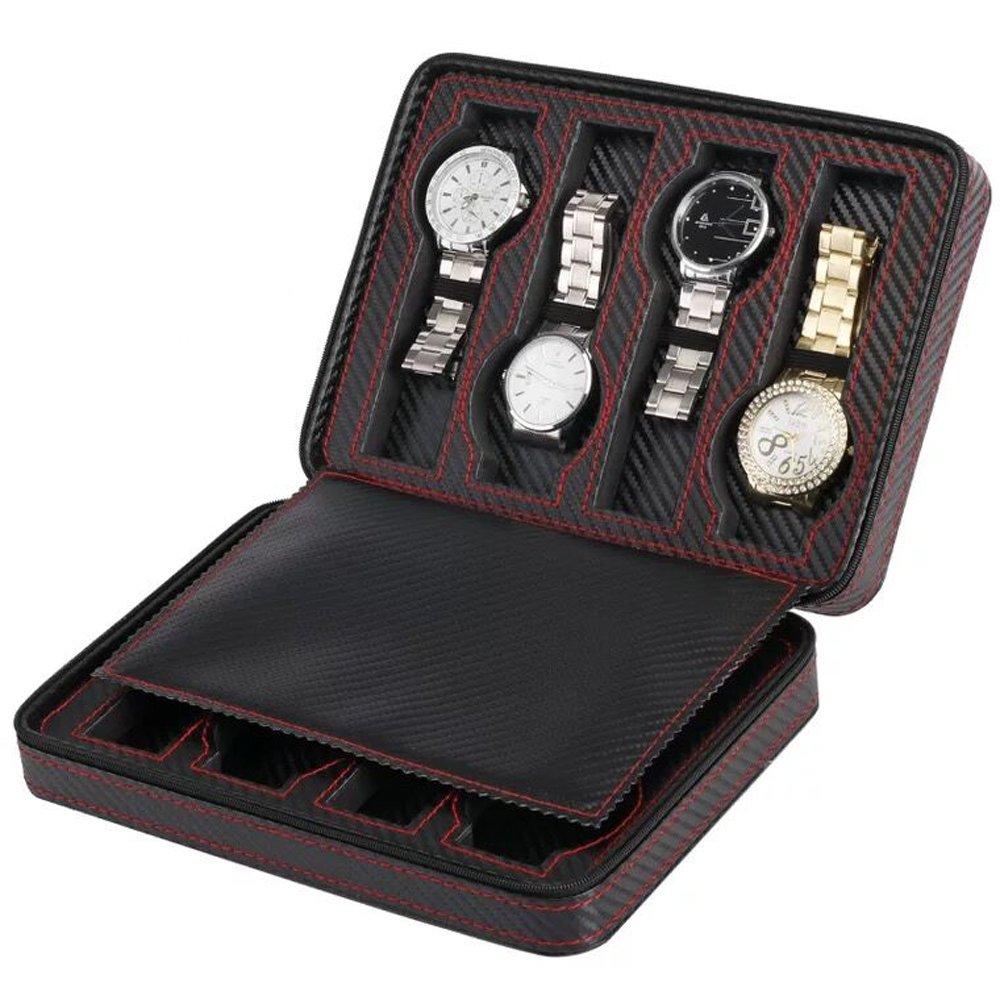 Органайзер для хранения часов  JOCESTYLE -bit watch zipper bag до 8 часов цвет чорный карбон