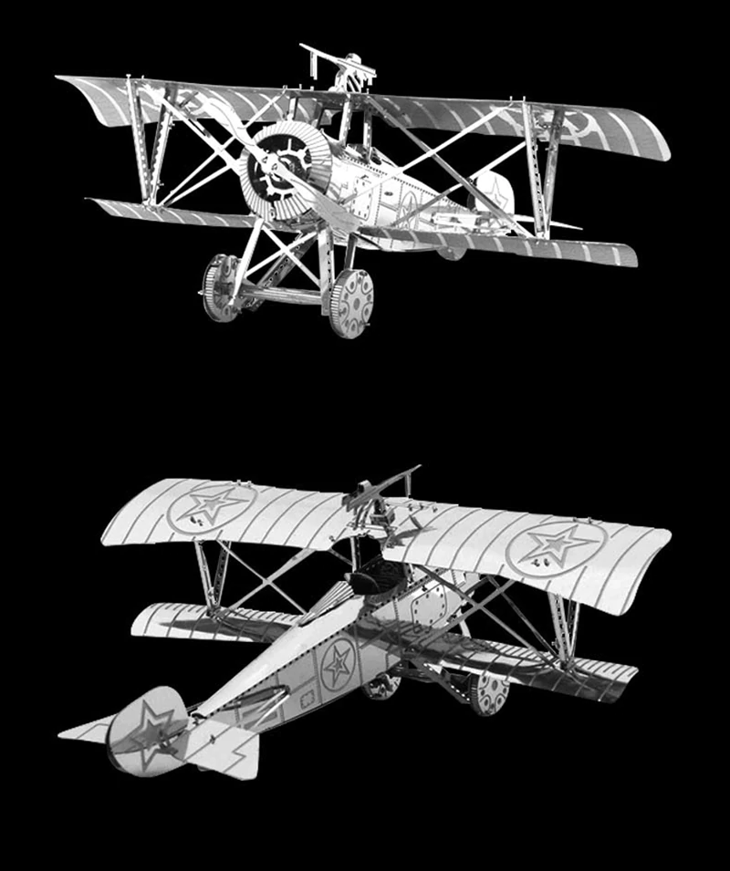 Металевий 3D-пазл Літак