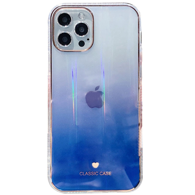 

TPU+Glass чехол Aurora Classic для Apple iPhone 12 Pro / 12 (6.1"), Синий