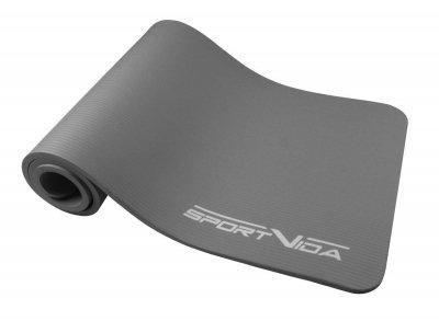 

Коврик мат для йоги и фитнеса SportVida Nbr 1 см Grey SKL41-238095