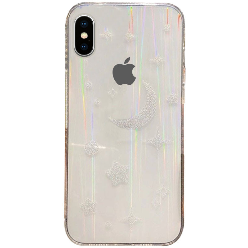 

TPU+Glass чехол Aurora Space для Apple iPhone XS Max (6.5"), Месяц