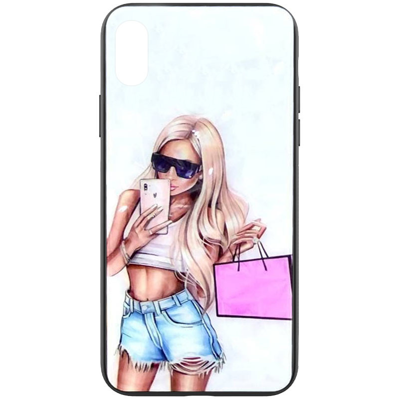 

TPU+PC чехол Prisma Ladies для Apple iPhone XR (6.1"), Handbag