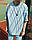 Комплект оверсайз мужской Саммер шорты+ футболка голубого цвета, фото 2