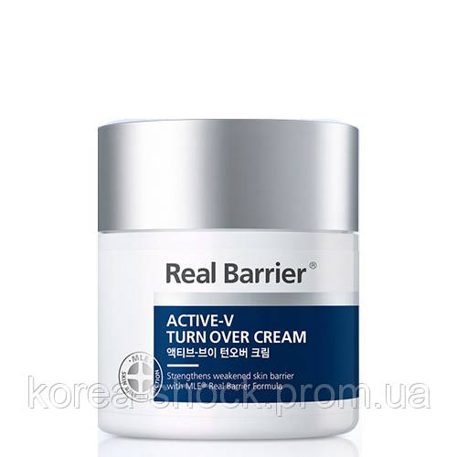 

Ночной обновляющий лифтинг-крем для лица с пептидами Real Barrier Active-V Turnover Cream