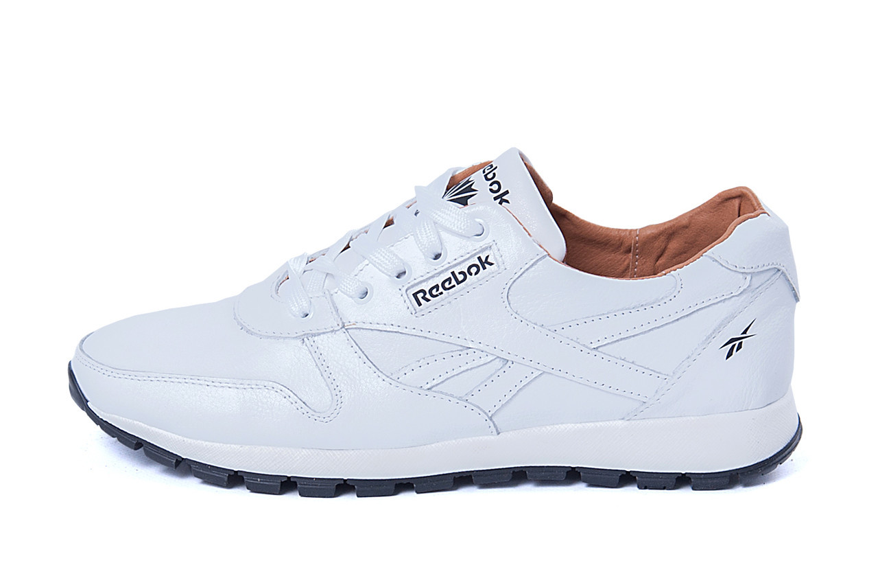 

Чоловічі шкіряні кросівки Reebok Classic White Pearl (репліка)