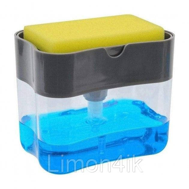 

Нажимной дозатор для мыла для губки Soap Pump Sponge Caddy . Limon4ik