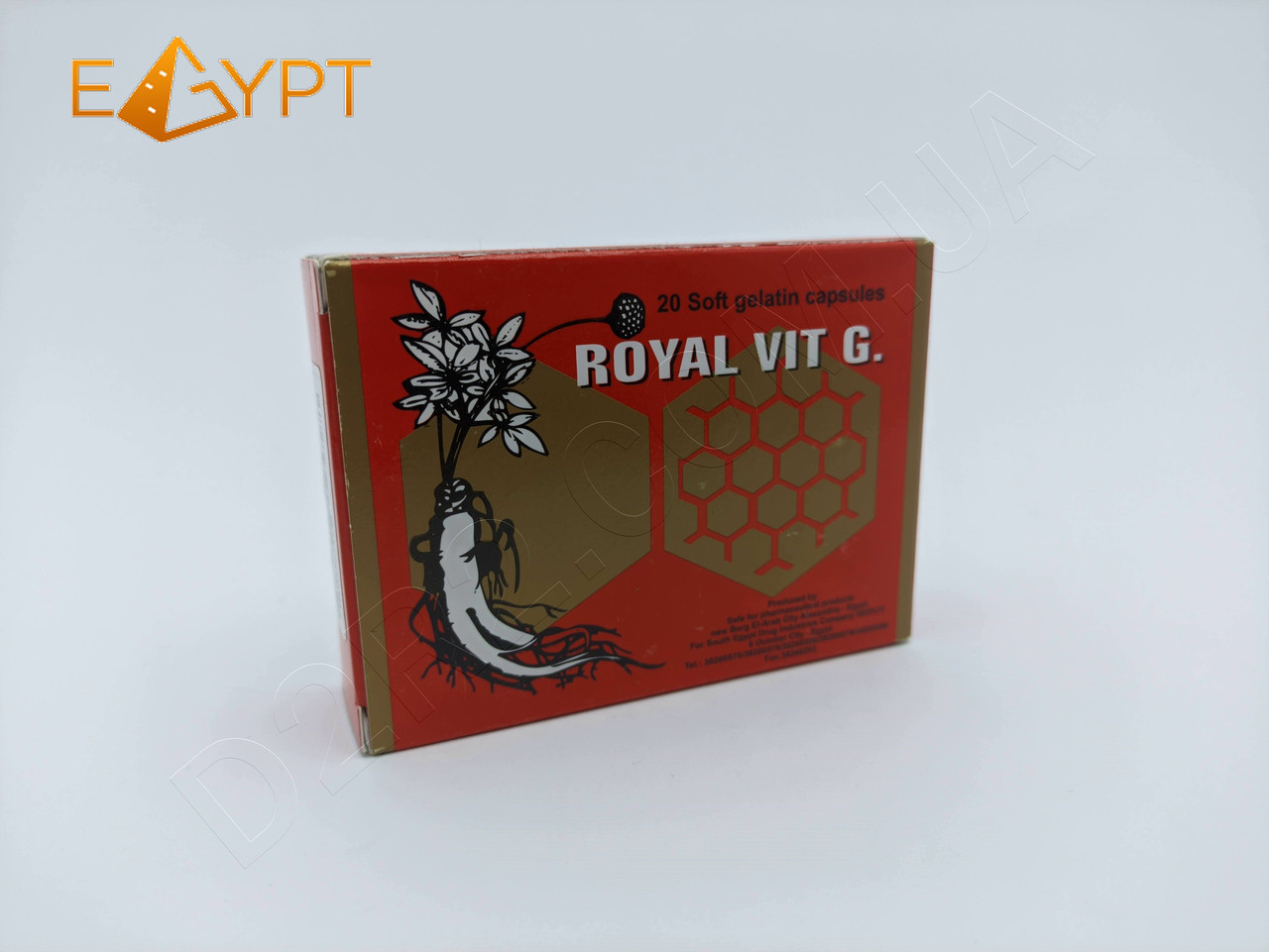 

Витамины Royal Vit G (Египет) с корнем женьшеня