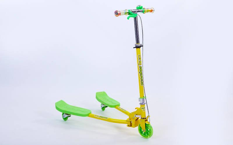 

Самокат-трайк planeta-sport TRIKKE BUG 3-х кол TR-4502 Желтый