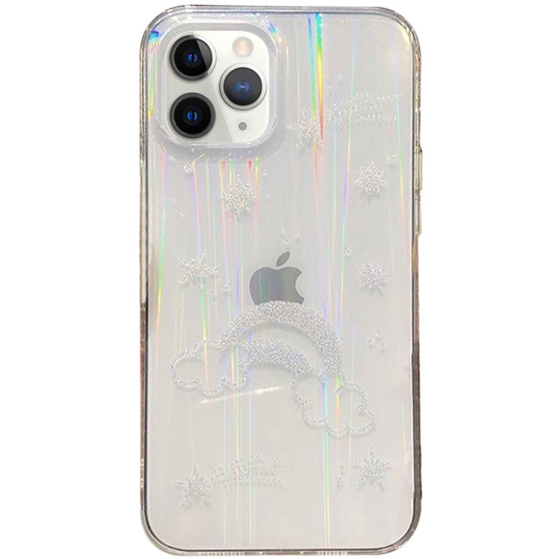 

TPU+Glass чехол Aurora Space для Apple iPhone 11 Pro (5.8") Радуга