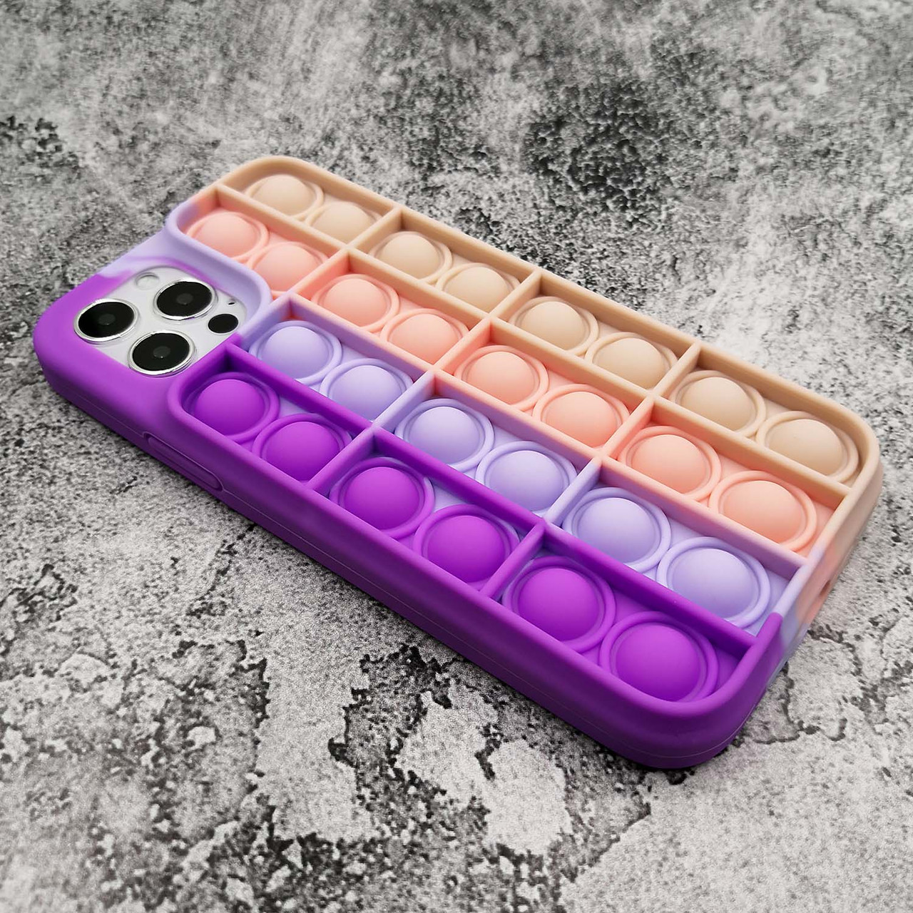 чохол поп іт для Iphone 12 фіолетовий -2