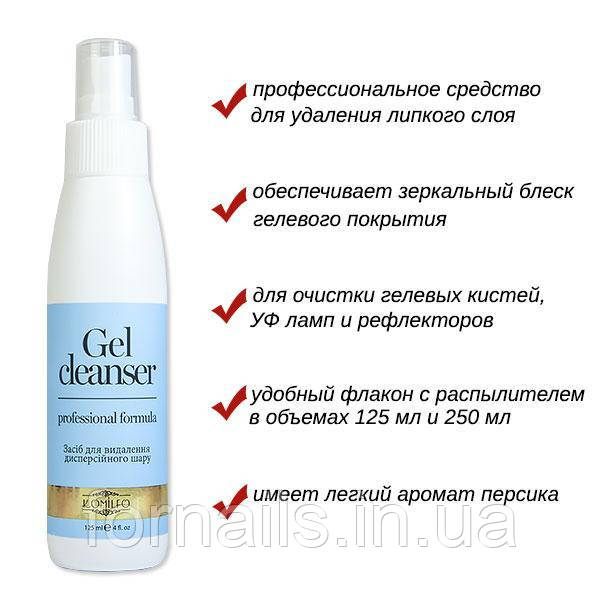 

Komilfo Gel Cleanser - средство для снятия липкого слоя, 125 мл