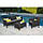 Набор пластиковой мебели для терасы KETER Salemo 3-sofa set графит, фото 5