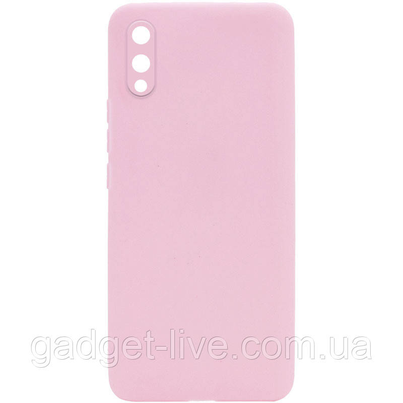 

Силиконовый чехол Candy Full Camera для Samsung Galaxy A02, Розовый / pink sand