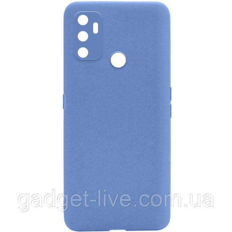 

Силиконовый чехол Candy Full Camera для Oppo A53 / A32 / A33, Голубой / mist blue