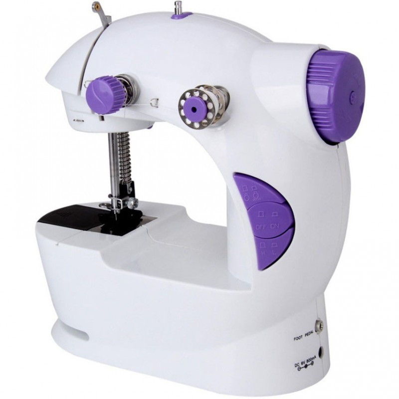 

Швейная машинка Mini sewing machine SM-202A 4в1 (White) | Портативная мини швейная машинка