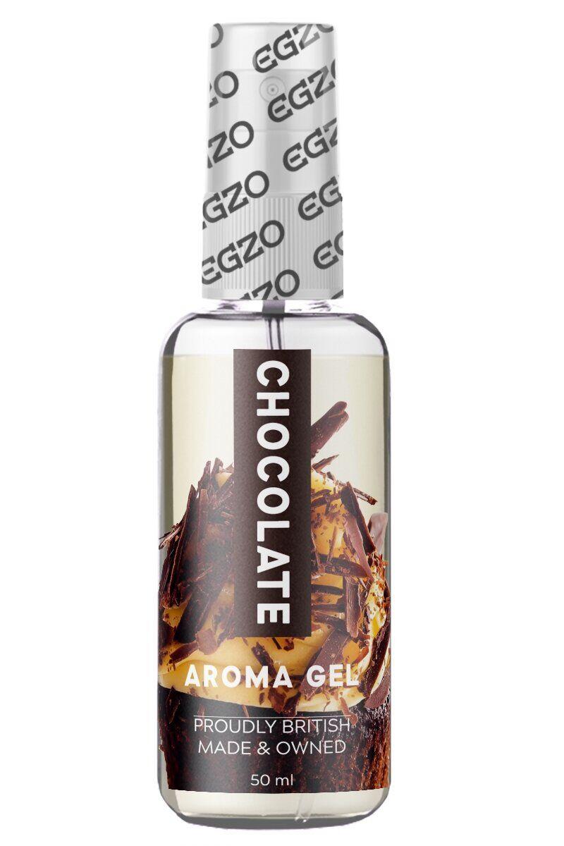 Оральний гель-лубрикант EGZO AROMA GEL - Chocolate, 50 мл, фото 1