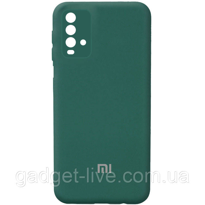 

Чехол Silicone Cover Full Camera (AA) для Xiaomi Redmi Note 9 4G / Redmi 9 Power / Redmi 9T, Зеленый / pine green