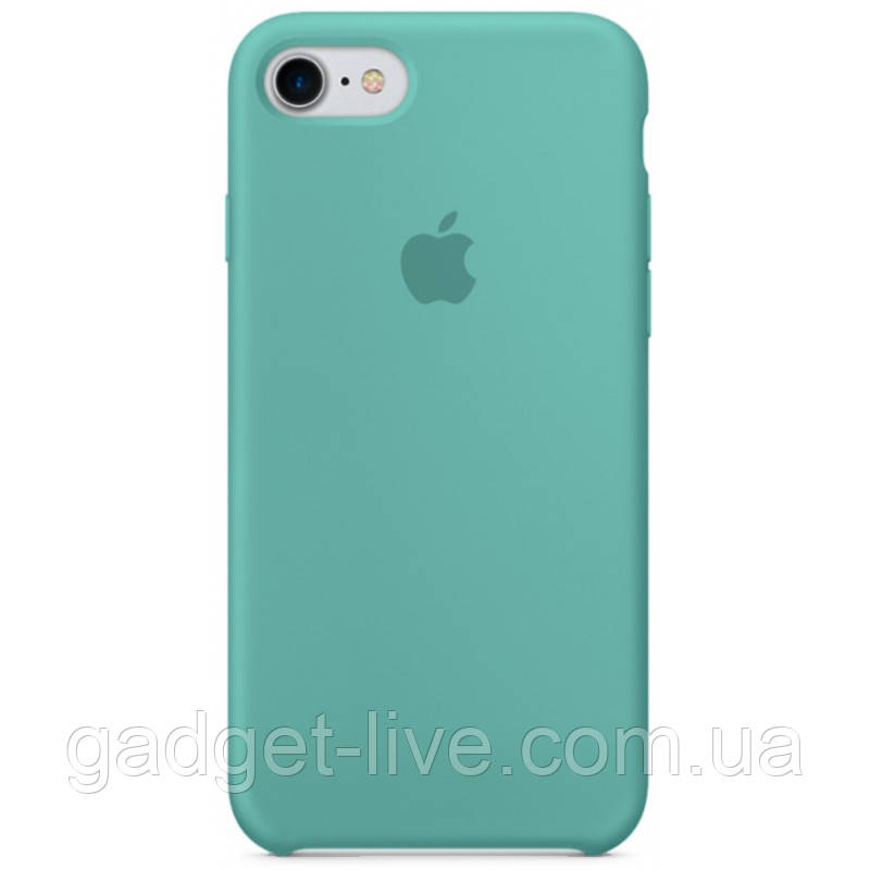 

Уценка Чехол Silicone case (AAA) для Apple iPhone 7 / 8 (4.7"), Дефект упаковки / бирюзовый / ice blue