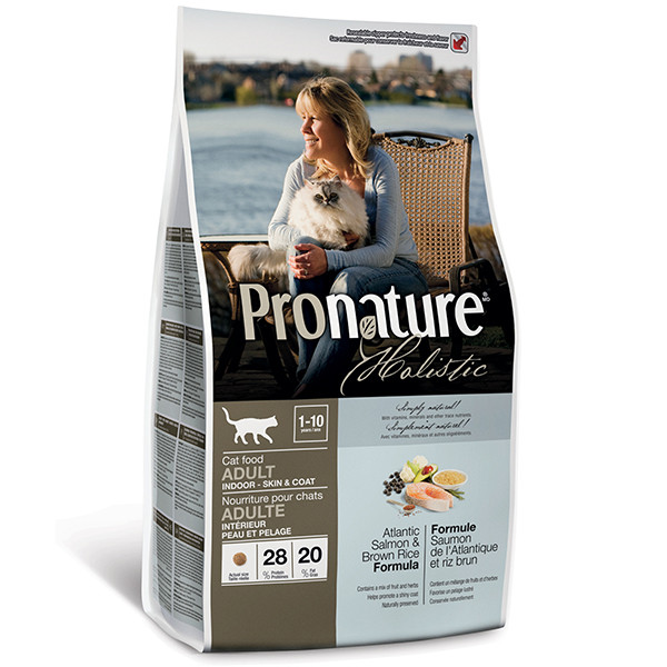 

Pronature Holistic Adult Cat Atlantic Salmon&Brown Rice холистик корм для котов всех пород - 2,72 кг