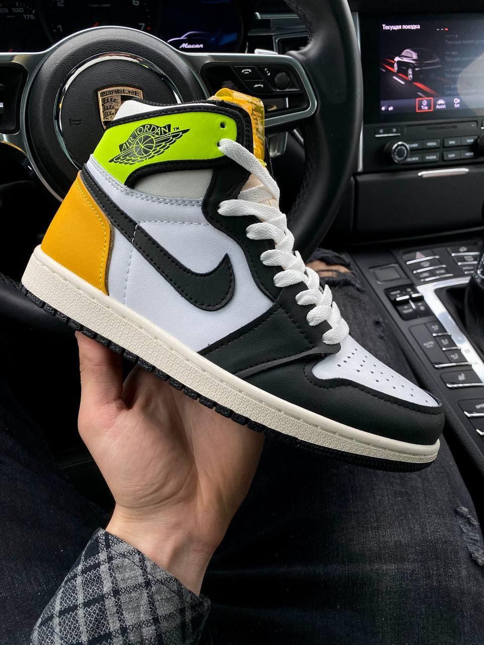 

Кроссы унисекс Nike Air Jordan 1 Retro High OG Hi Volt Gold. Кроссовки мужские и женские Найк Аир Джордан 1. 43